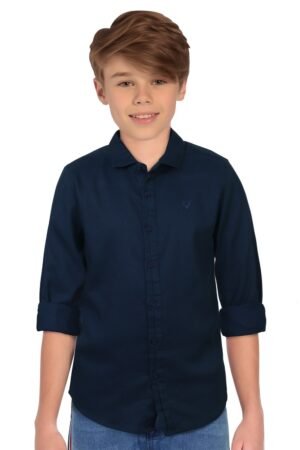 Boys Formal Shirt - Navy